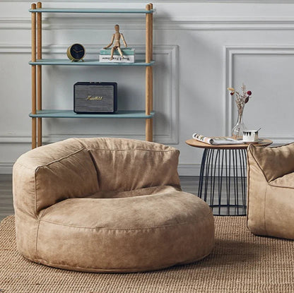 Zitzak Hoes Suède Stof 100cm Loungestoel Woonkamer Slaapkamer Wasbaar Modern | Restfield