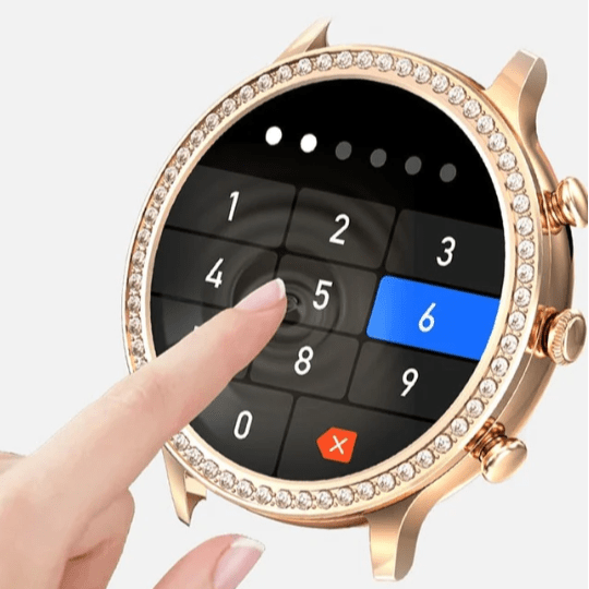 California Smartwatch für Damen – Strahlendes Glitzer-Design trifft auf Eleganz