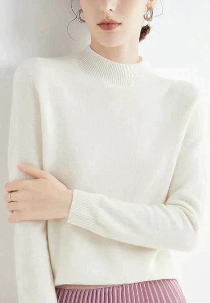 Women’s Casual Knit Sweater for Autumn and Winter Warm Stylish Jumper for Everyday Wear