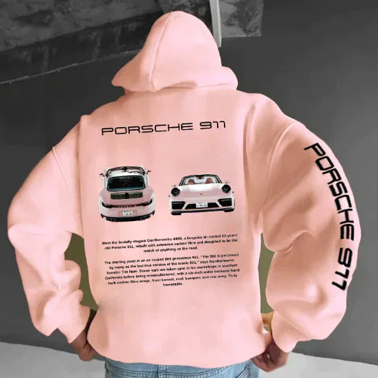 Men’s Hoodie – Racing Print Pullover