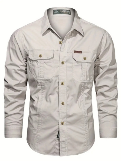 Kevin Chemise Homme – Blouse Outdoor Respirante & Séchage Rapide pour Randonnée