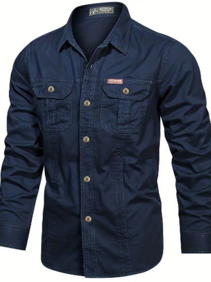 Kevin Chemise Homme – Blouse Outdoor Respirante & Séchage Rapide pour Randonnée