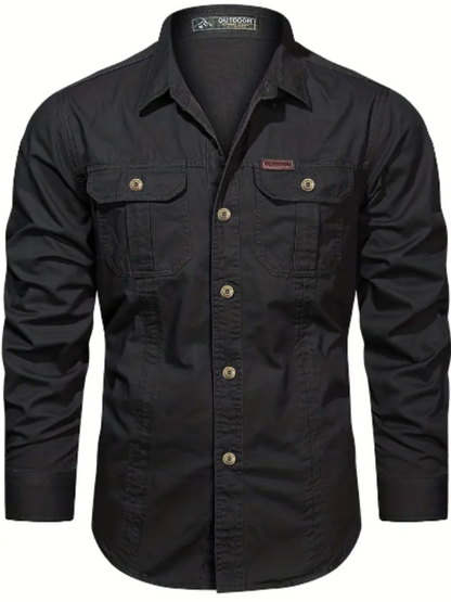 Kevin Chemise Homme – Blouse Outdoor Respirante & Séchage Rapide pour Randonnée