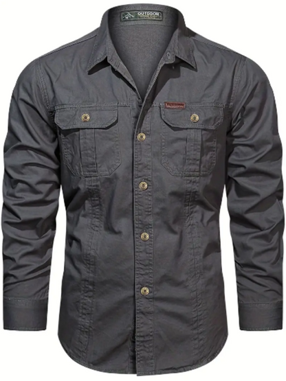Kevin Chemise Homme – Blouse Outdoor Respirante & Séchage Rapide pour Randonnée