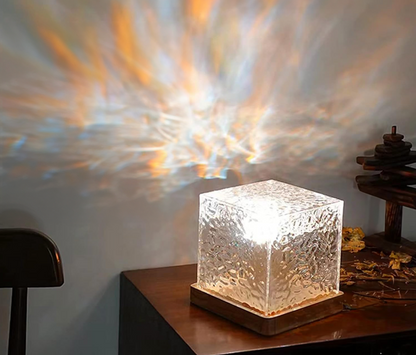Wireless USB Relaxation Table Lamp Magic Wave Lamp - 16 glowing colors with remote control
