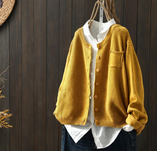 Volina | Weicher Strick-Cardigan im Casual-Look