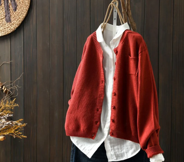 Volina | Weicher Strick-Cardigan im Casual-Look