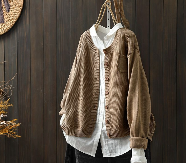 Volina | Weicher Strick-Cardigan im Casual-Look