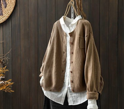Volina | Weicher Strick-Cardigan im Casual-Look