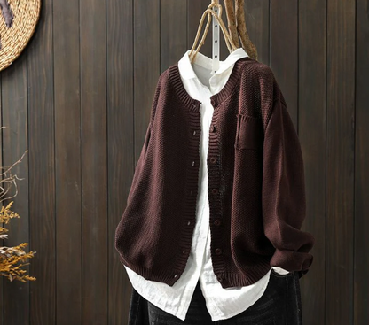 Volina | Weicher Strick-Cardigan im Casual-Look