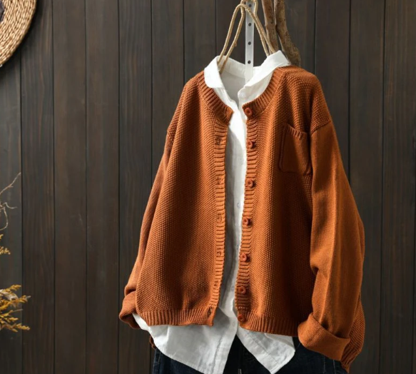 Volina | Weicher Strick-Cardigan im Casual-Look