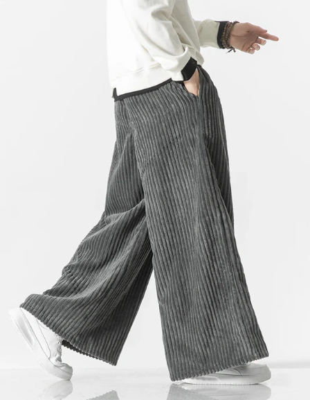 Vintage Oversized Flannelbukser