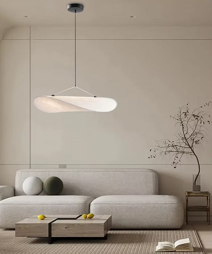 Japandi Stijl Zijden Hanglamp Kroonluchter