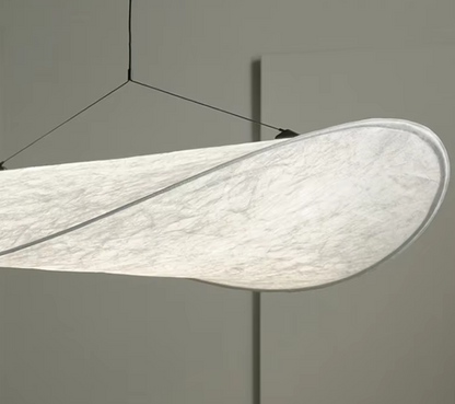 Japandi Stijl Zijden Hanglamp Kroonluchter