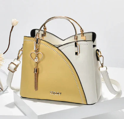 Orianna - Borsa Moderna Bicolore Firmata
