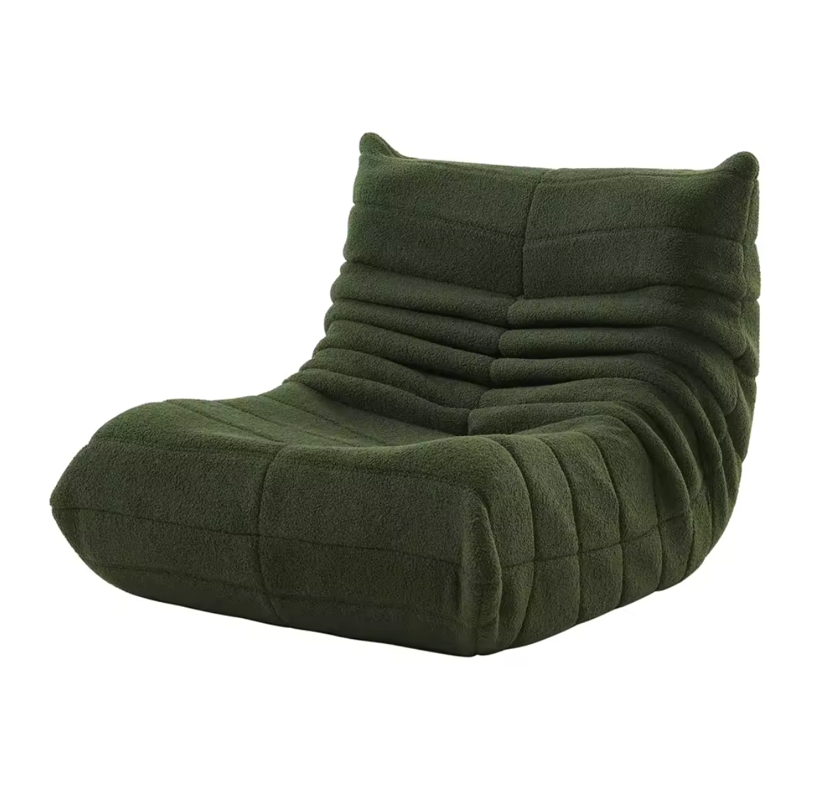 Zitzakbank Fluweel Lounge Stoel Vloerstoel Met Rugleuning Traagschuim Relax | Restfield