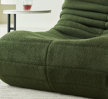Zitzakbank Fluweel Lounge Stoel Vloerstoel Met Rugleuning Traagschuim Relax | Restfield