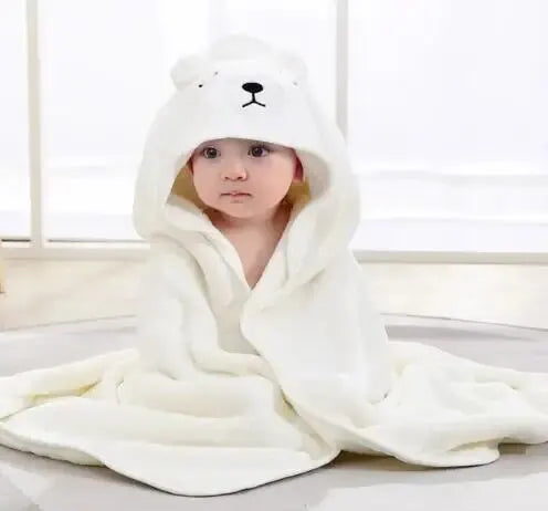 Zachte Baby Badcape™ – Met Capuchon & Schattig Design