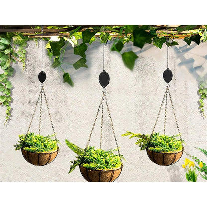 LiftBloom - Carrucola Regolabile Per Cesto Fiorito Sospeso