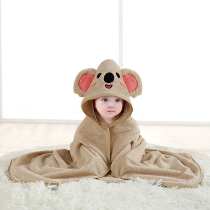 Zachte Baby Badcape™ – Met Capuchon & Schattig Design