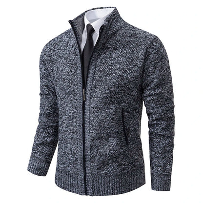 Keldric – Men’s Zip Front Cardigan for Everyday Wear