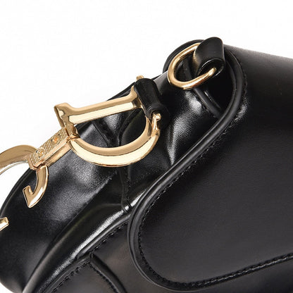 Cavessa | Luxe damestas – PU-leren Zadel Crossbody, elegante designerhandtas voor dames