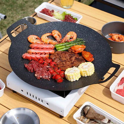 50% KORTING 🔥 QuickGrill™ 360 Anti-Aanbak Koreaanse Grillpan - Science Factory