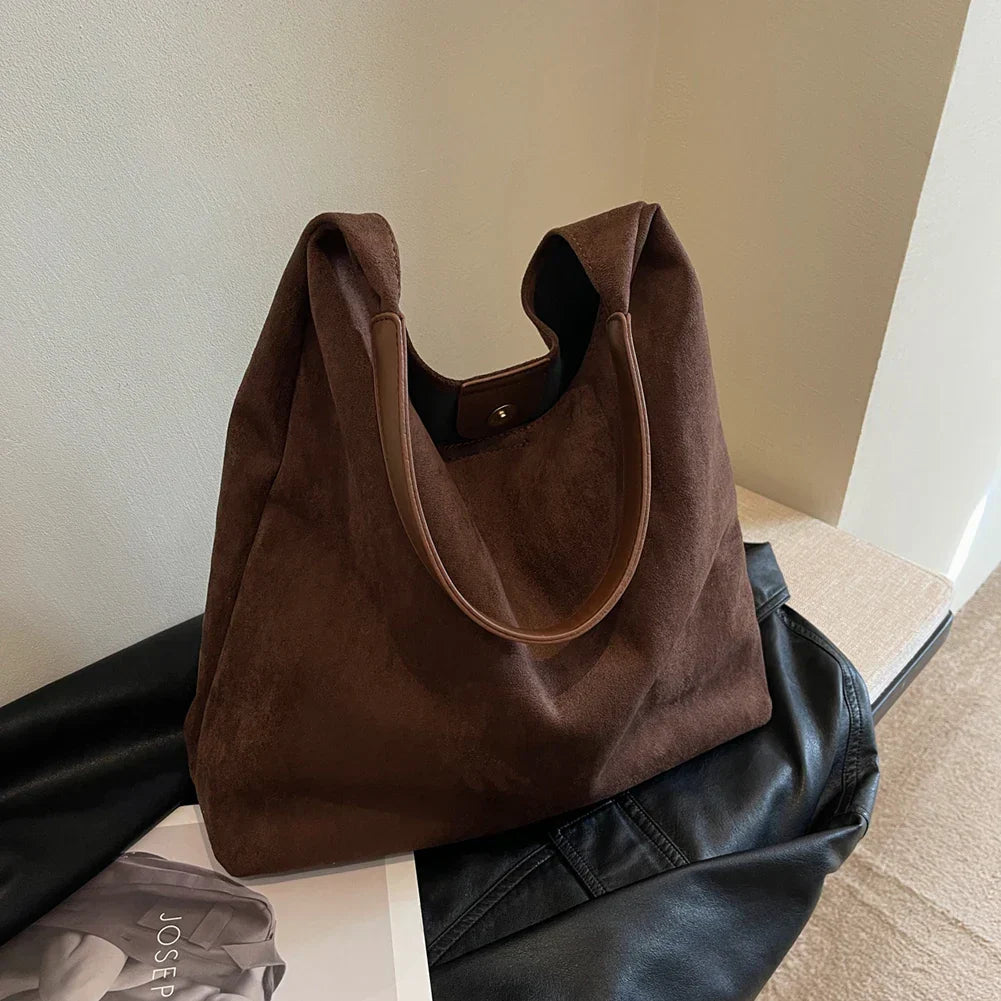 Diana Suede Tote Bag