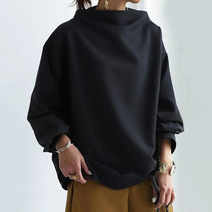 Lisa | Sleek High-Neck Casual Top