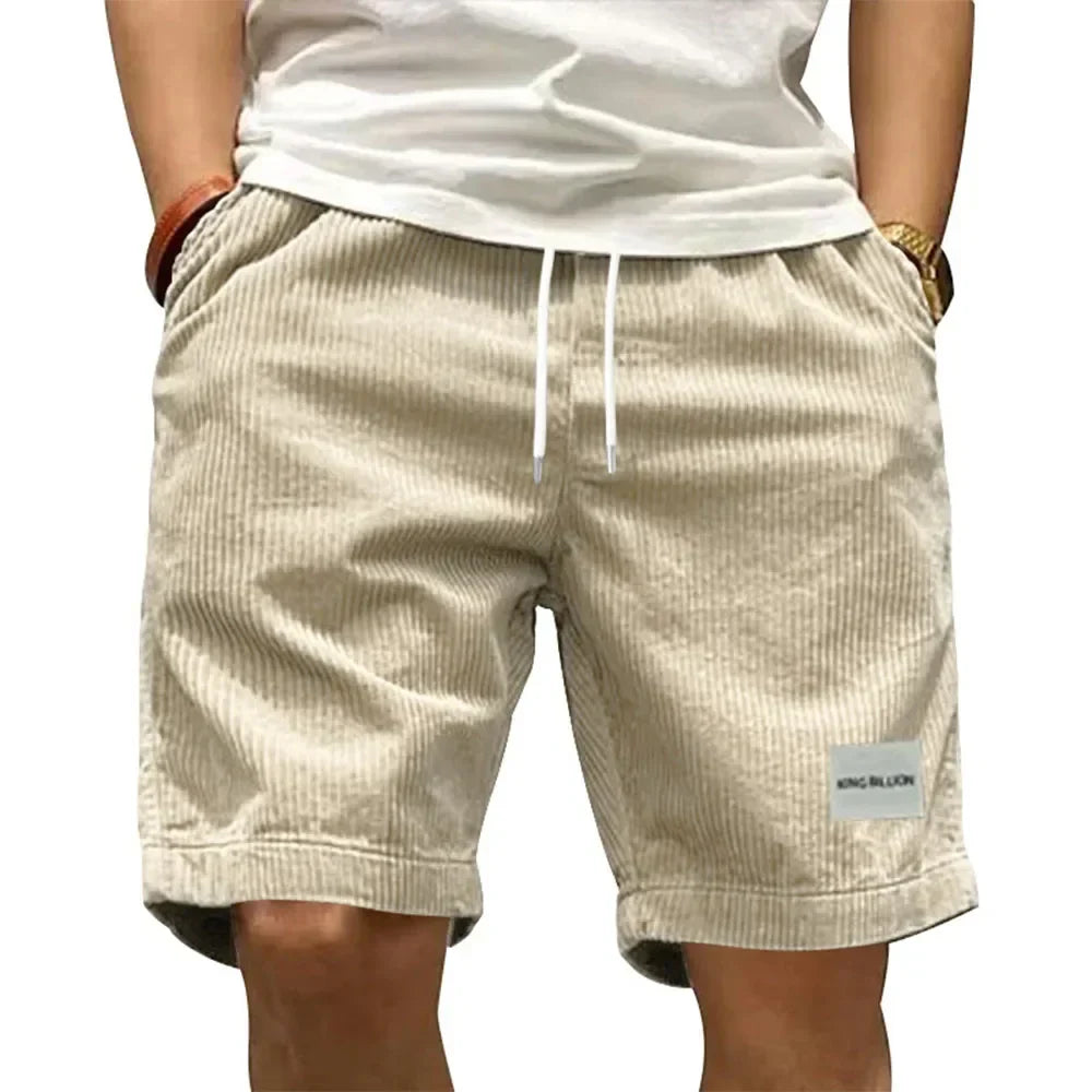 DUVAL PARIS™ | SHORTS CARGO EN CORDUROY POUR HOMMES