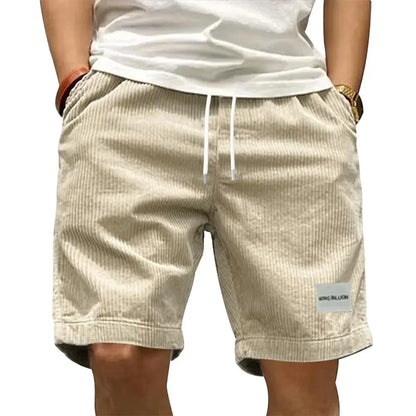 DUVAL PARIS™ | SHORTS CARGO EN CORDUROY POUR HOMMES