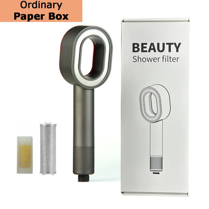 Filter Douchekop Hogedruk Waterbesparende Spray Handheld Schoonheid Douchekop Waterfiltratie Douche Badkamer Accessoires
