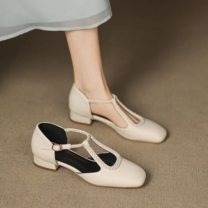 Estelle | Ballerine in Pelle Retro