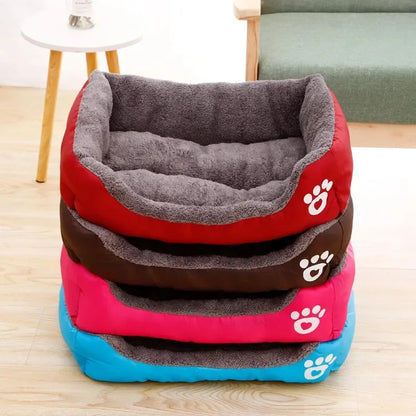 CloudBed - Square Nest Dog Bed – Washable Cotton Pet Sofa Bed for Small, Medium & Large Dogs