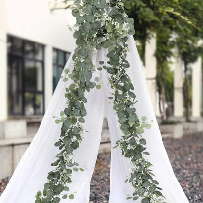 Garland Faux Eucalyptus 70 in Greenery Home Decor Wedding Party Table Mantel Staircase Accent | Thomler