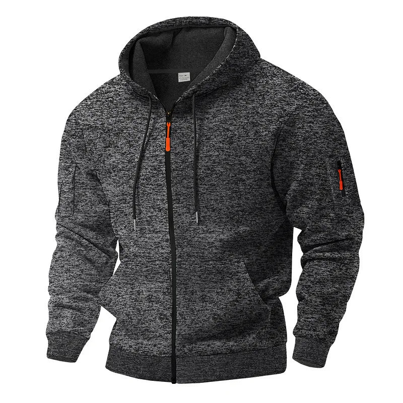 Merro | Sportliche Fleecejacke mit Kapuze