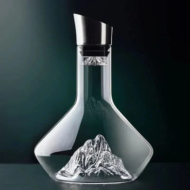Wijnkaraf van loodvrij kristal – design wijnkaraf 1500 ml met optimale beluchting