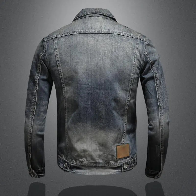 Andrew – Retro Denimjakke med Klassisk Pasform og Vintage-Inspireret Look