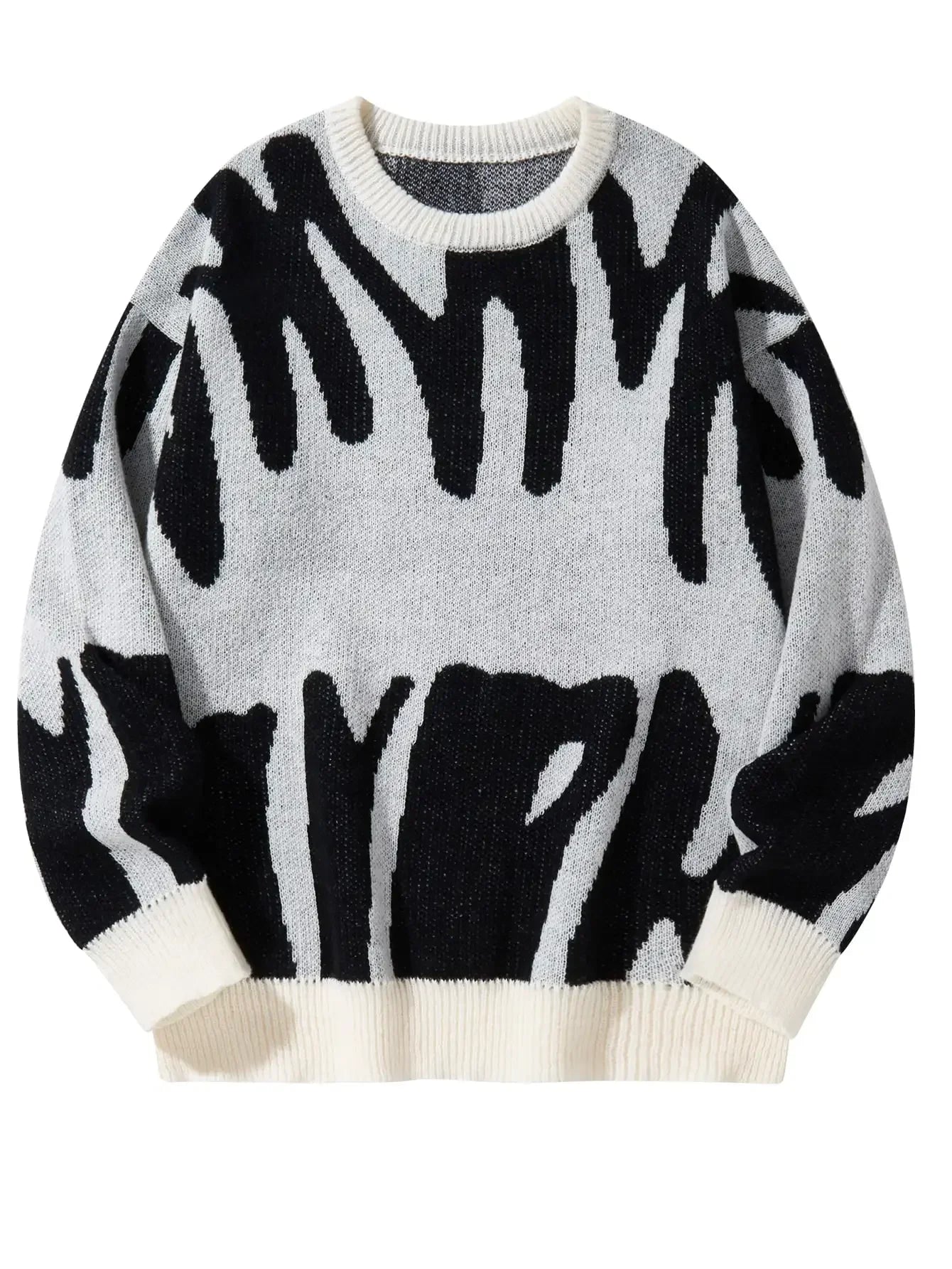 Pullover Sweater Casual Round Neck