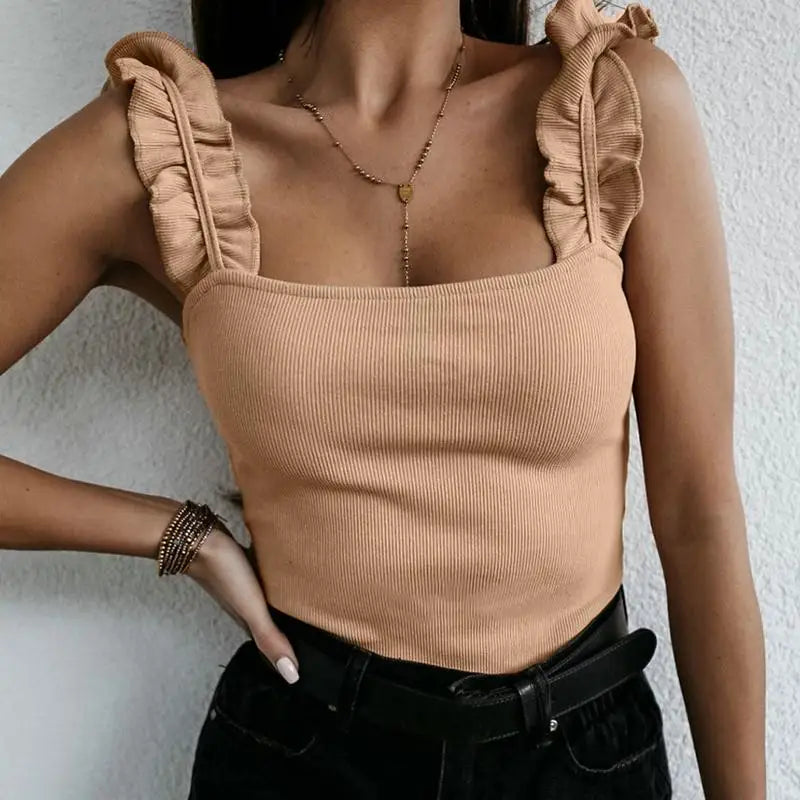 Delightful Ruffled Summer Top