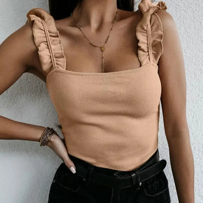 Delightful Ruffled Summer Top
