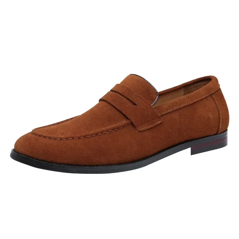 Darren Mocassins Suède Homme – Loafers Élégants Sans Lacets avec Semelle Confortable