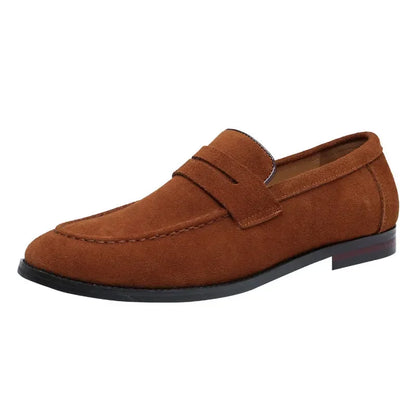 Darren Mocassins Suède Homme – Loafers Élégants Sans Lacets avec Semelle Confortable