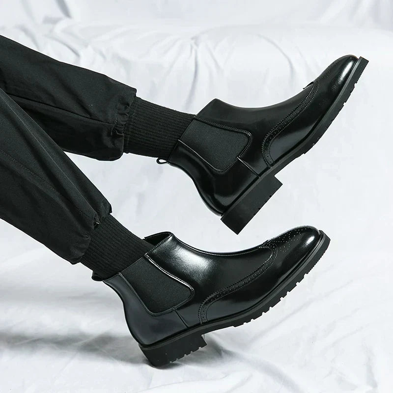 Adrian | Chelsea-Stiefel aus echtem Leder