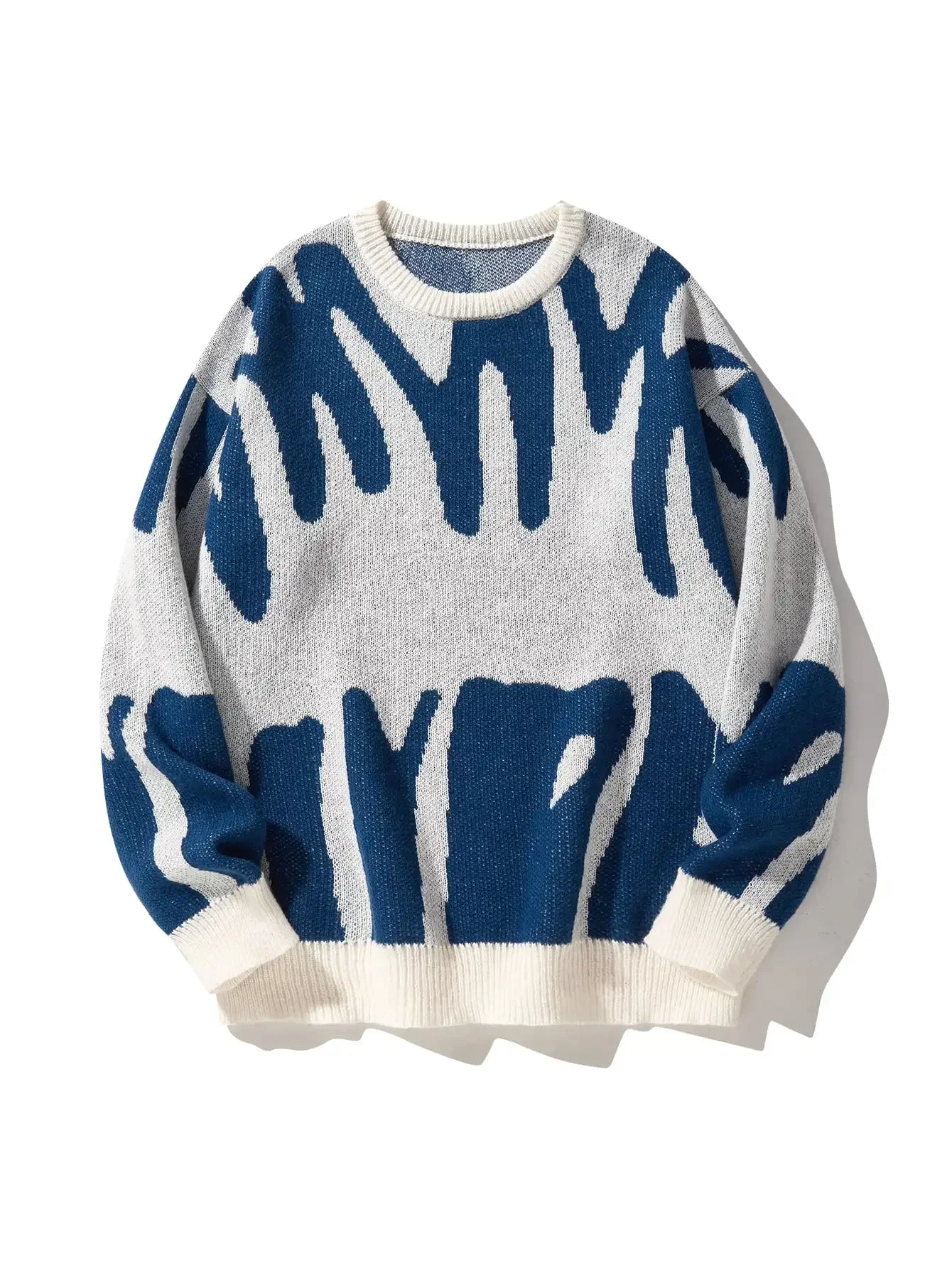 Pullover Sweater Casual Round Neck
