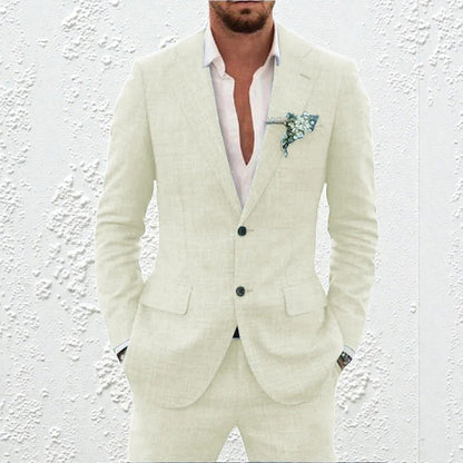 Ensemble blazer et pantalon deux pièces pour homme