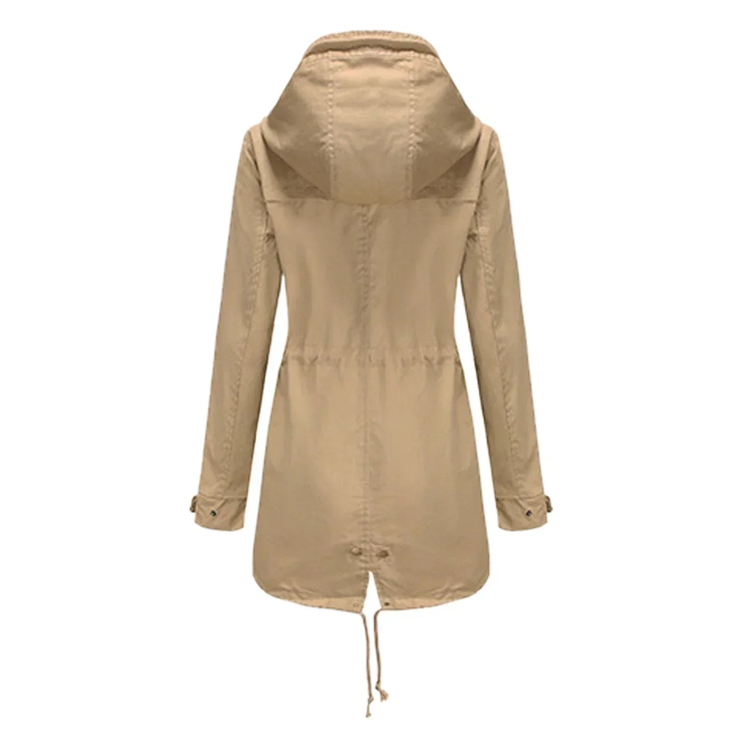 Vivian | Übergangsjacke Leichte Lange Wasserdichte Regenjacke Damen