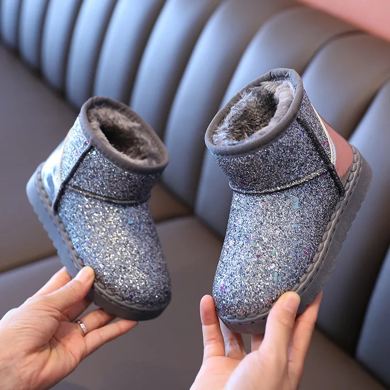 Soreli børnestøvler med glitterdetaljer