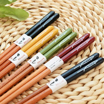 Irodori | Luxe 5-delige Bamboe Eetstokjes Set