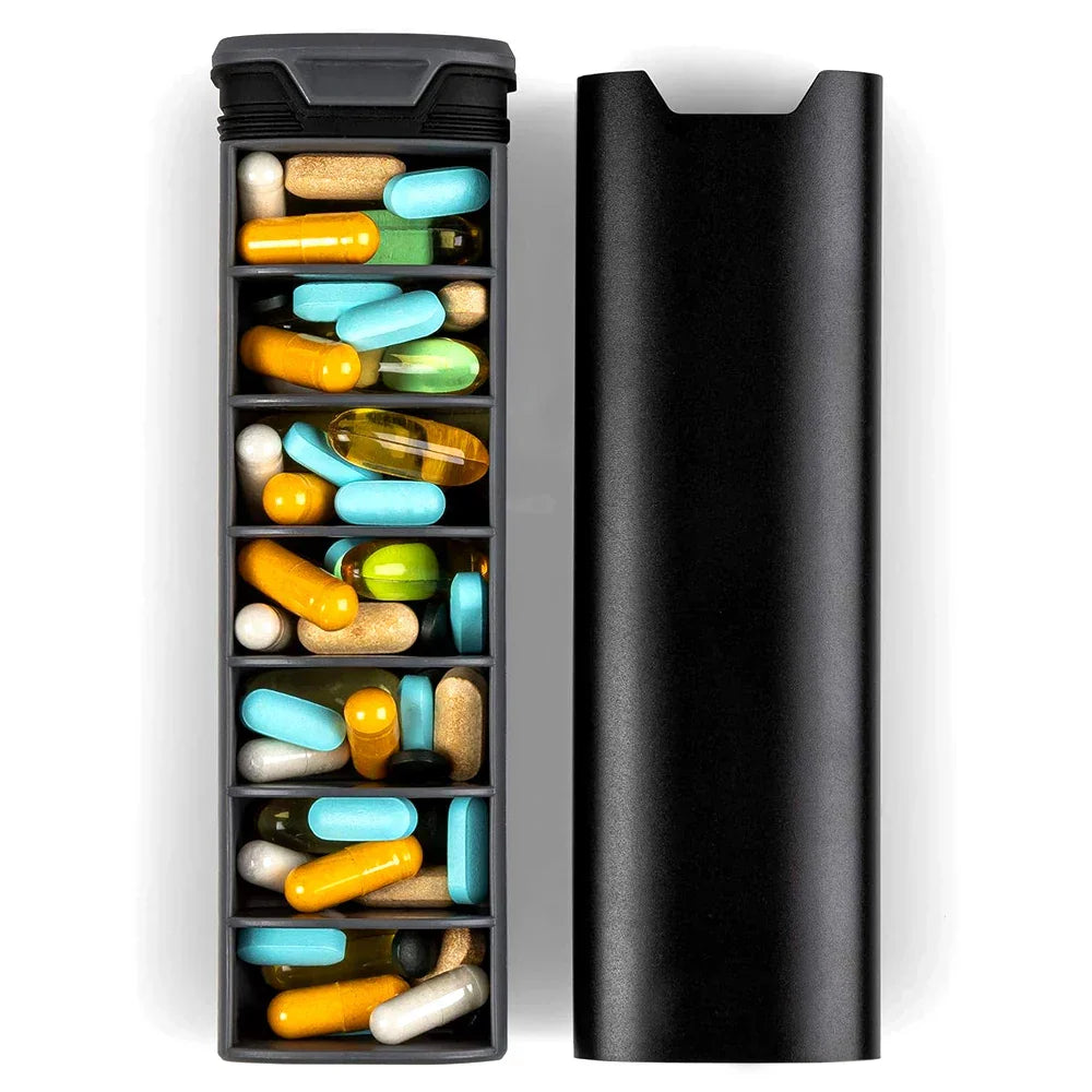7 Tage Pillenbox | Sichere medikamentenbox für eine Woche Mit Tagesfächern